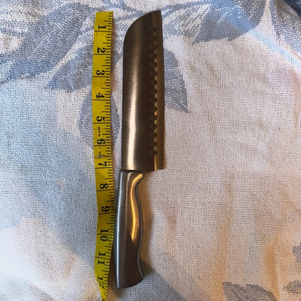 New Gold Coast Stainless Steel 7” Chef's Knife Metal Handle
